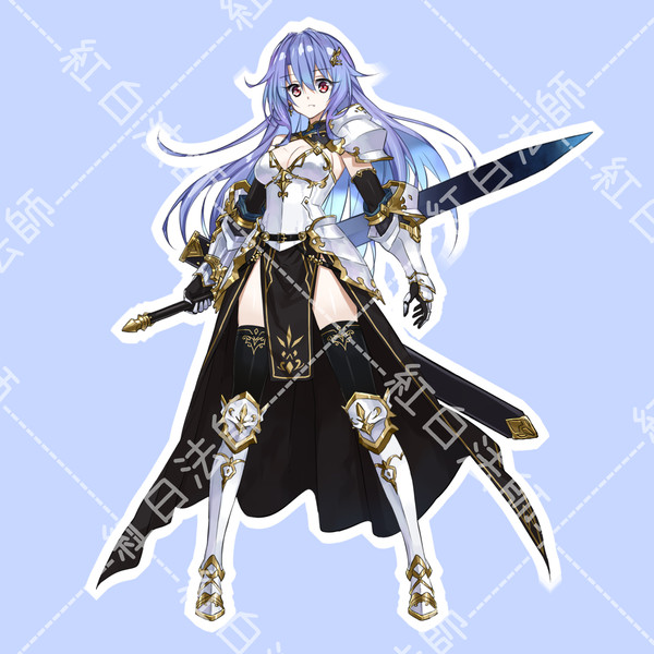 白騎士女子