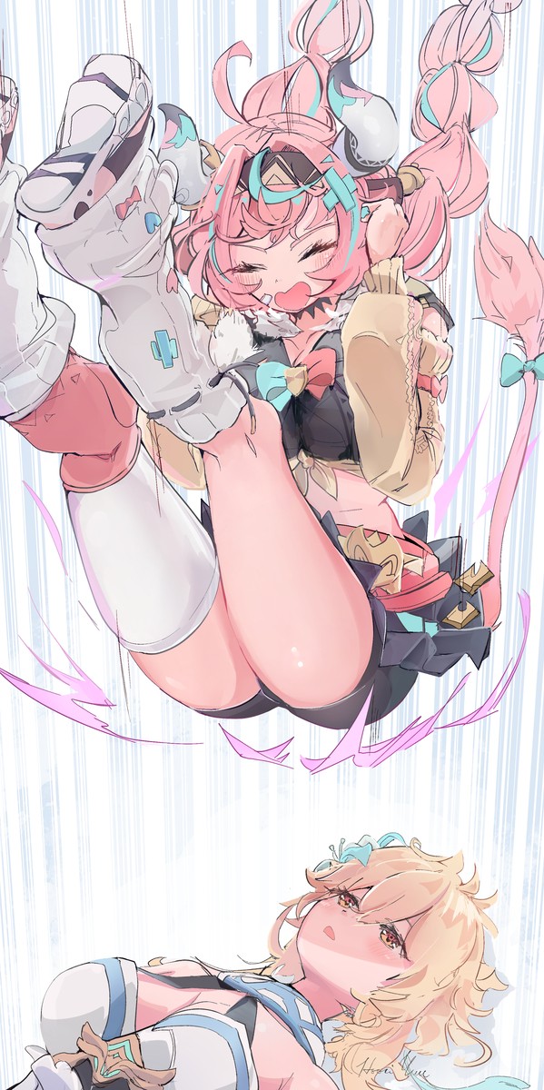 ヴァレサの落下攻撃!