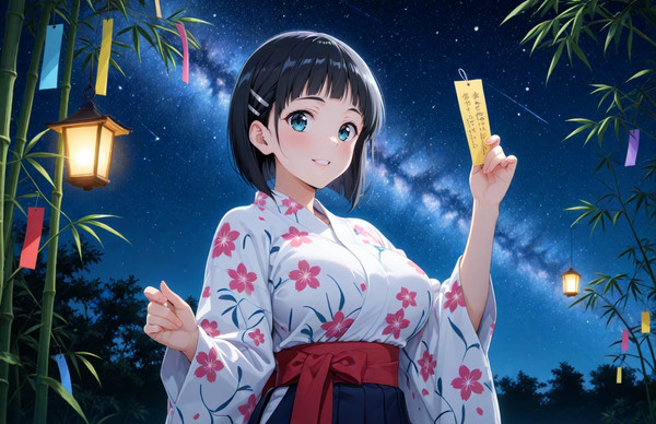 七夕の直葉 ーソードアートオンライン - 1/1