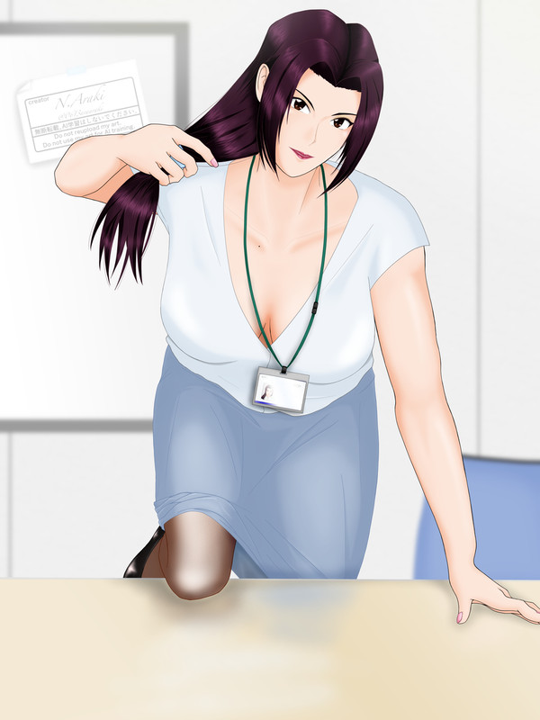 オフィスレディさん(ルーズサイドテール)