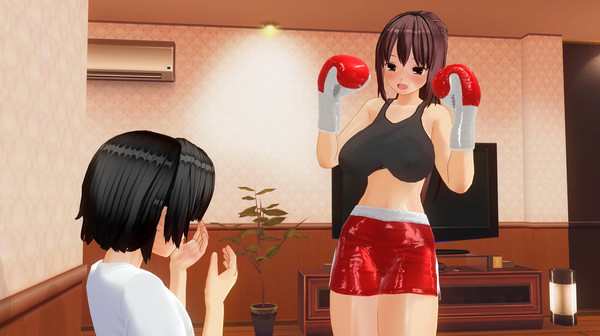 むちむちな彼女が色々あって地下のリングにあがってリベンジする話