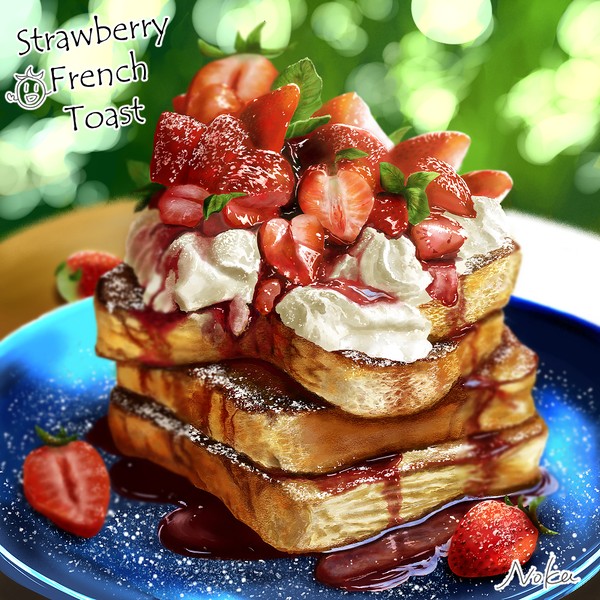 ストロベリーフレンチトースト🍓 - 1/1