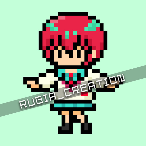 ドット絵 - GQuuuuuuX - アマテ・ユズリハ(マチュ)
