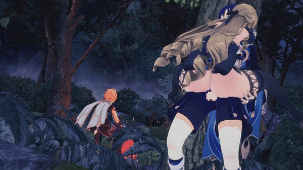 【Genshin】Navia x Wanderer NTR