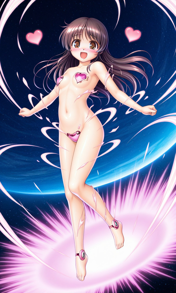 試しに生成した美咲の変身途中
