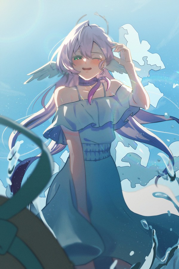 「兄さま！　冷たくて気持ち良いわね」