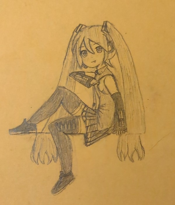 横乳見せつけ初音ミク