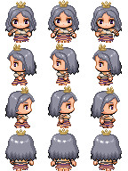 塵塚ウバメ RPGツクールMV用キャラチップ