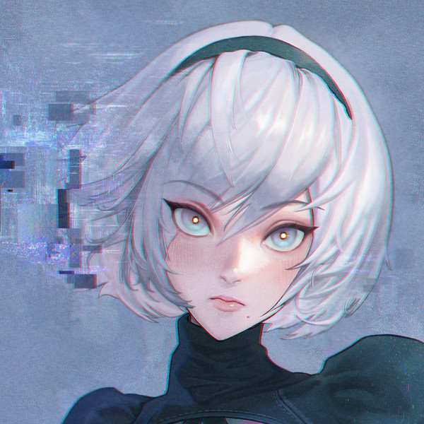 Nier Automata 2B Fan Art (2025)