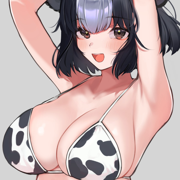 牛柄水着