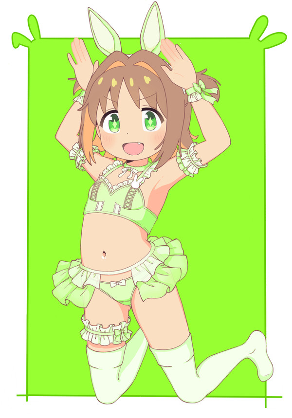 ぴょんぴょんあさひちゃんを書いてみた。