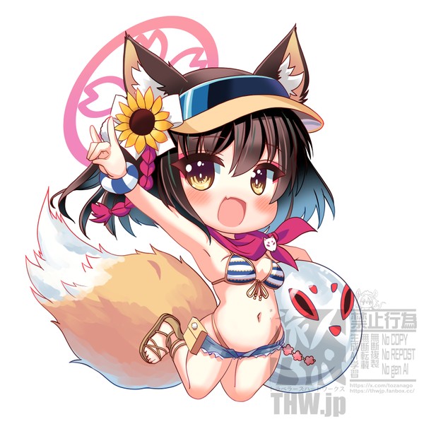 【アクリルキーホルダー】水着イズナ（C106新グッズ）