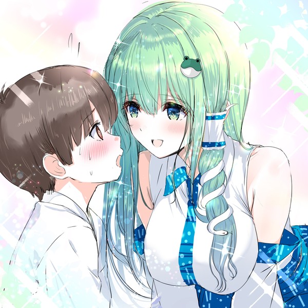 熱心な信者のお子さんに優しい早苗さん🐸🐍