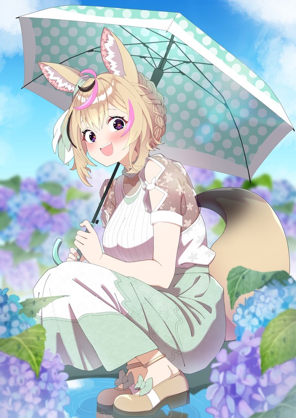 雨上がりの紫陽花