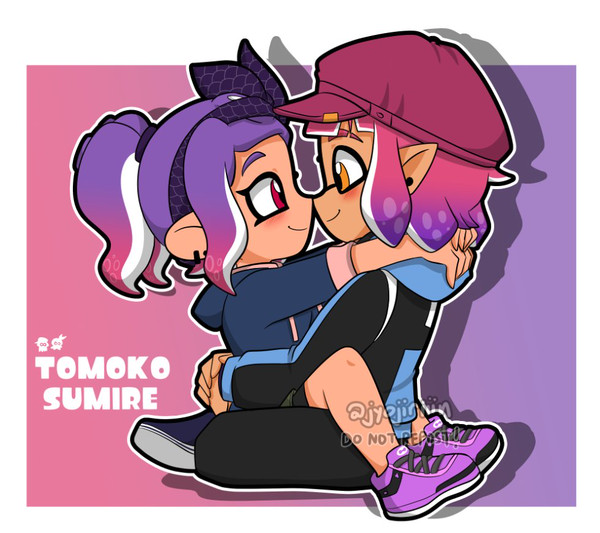 Tomoko and Sumire (Sploon OCs)