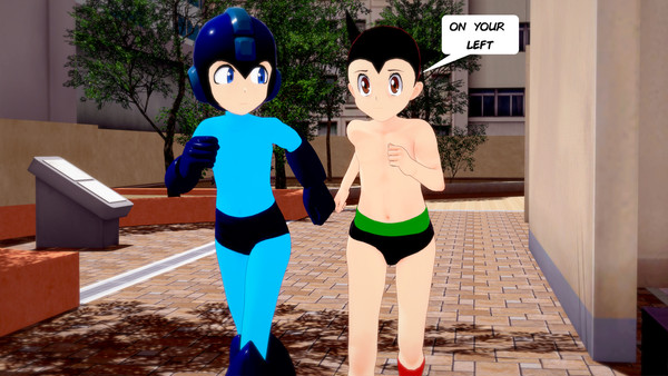 On your left
