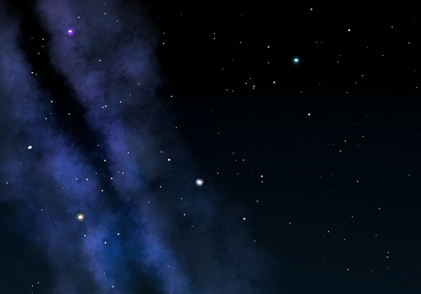 描きかけの星空