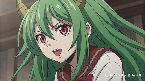 カメレオン獣人の女の子