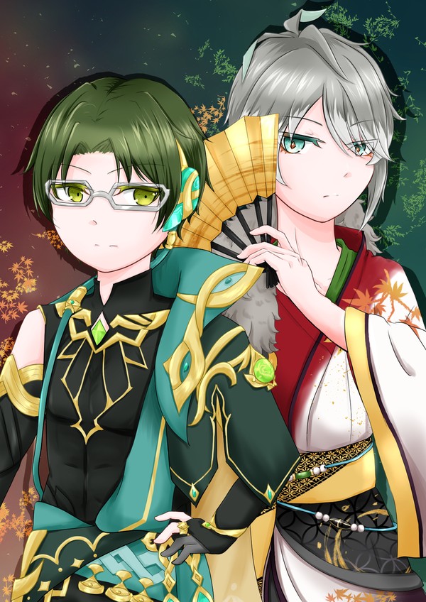 ※クロスオーバー※蓮巳敬人とアルハイゼンで衣装交換