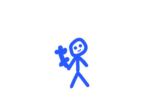 青い
