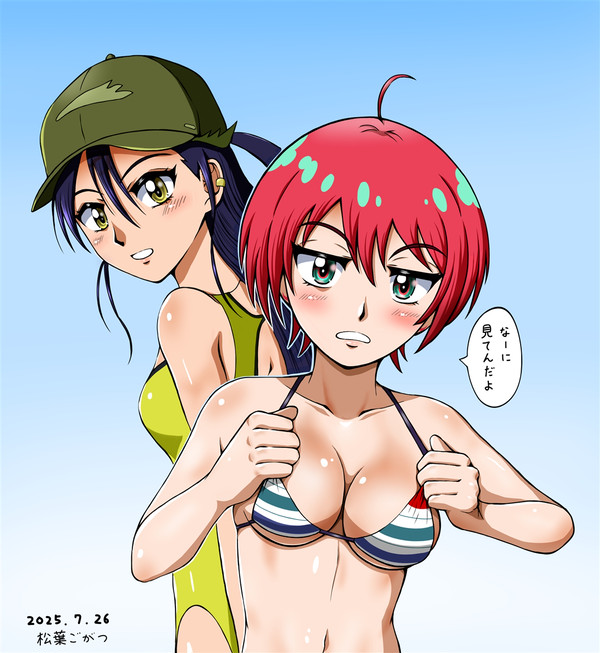 ジークアクス水着絵
