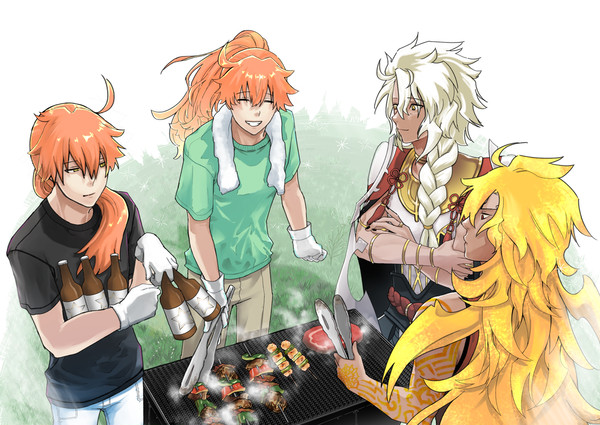 みんなでBBQ