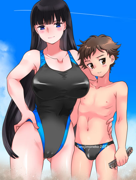 安藤コーチとカケルのご挨拶