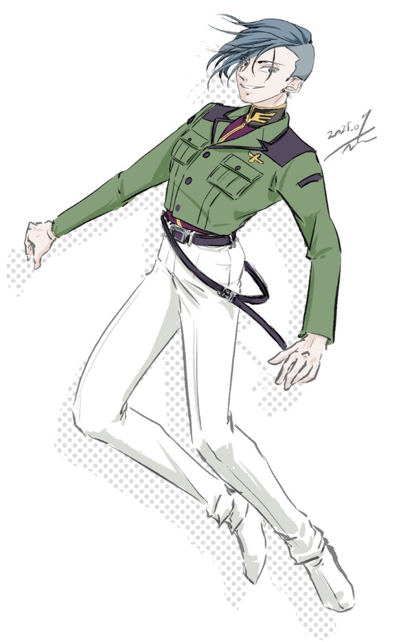 GQuuuuuuXのジオン軍服風ゾルタン大尉