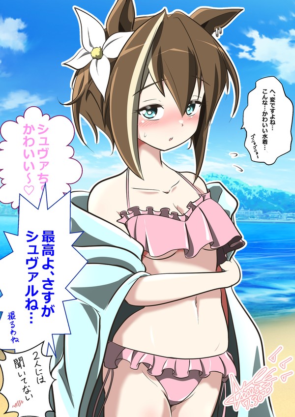 シュヴァち水着待機