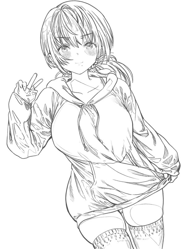 Hoodie and tights
