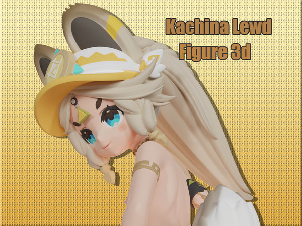 Kachina lewd figure 3d