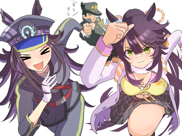 承太郎さんに調教されてうれしい二人