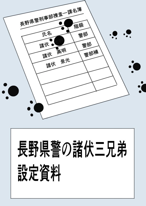 長野県警の諸伏三兄弟(設定資料2)