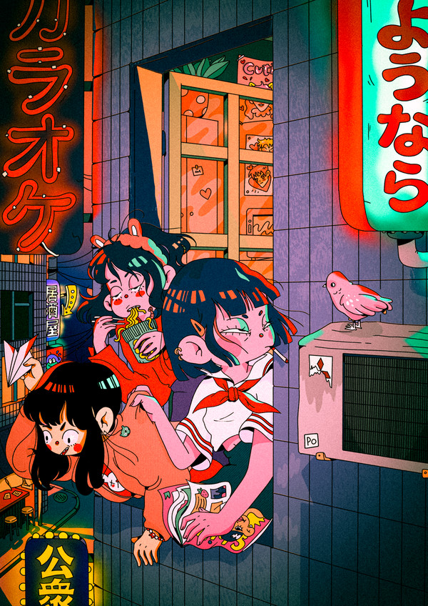 Neon / Tokyo girls