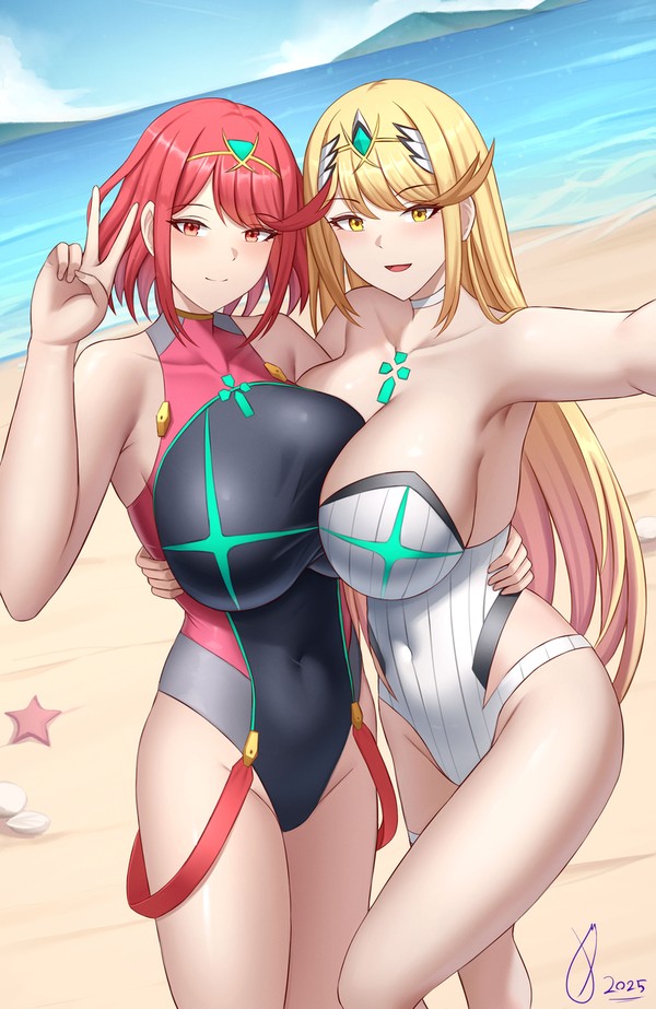 Pyra & Mythra Summer
