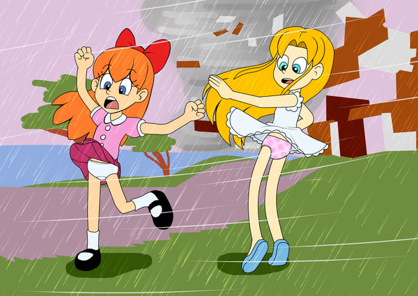 Penny and Lilina gets windy