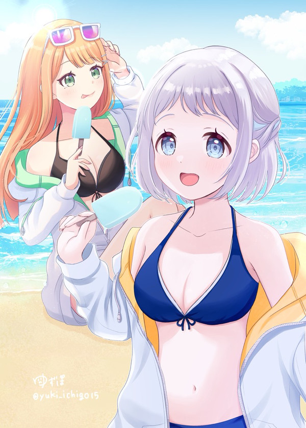 ［キミとセミブルー］リーリヤ＆清夏ちゃん