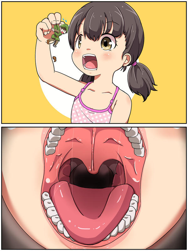 【Skeb】妖精丸呑み女の子