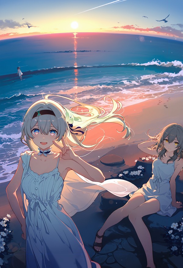 海辺の休暇！