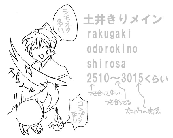 土井きり落書き