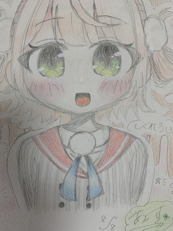 しぐれうい先生描いた✨
