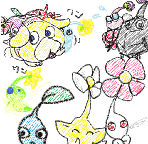 初描きピクミン