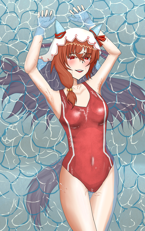 競泳水着スティルインラブ（赤、白２パターン）