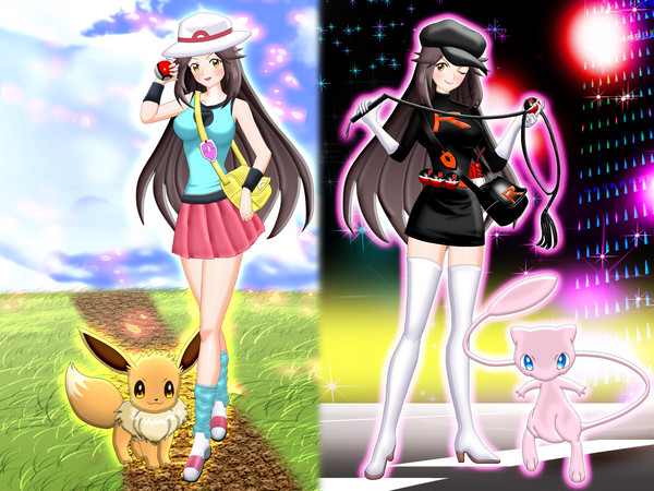 ポケモンFRLG大人リーフ♥昼はチャンピオン夜はロケット団ボス♥