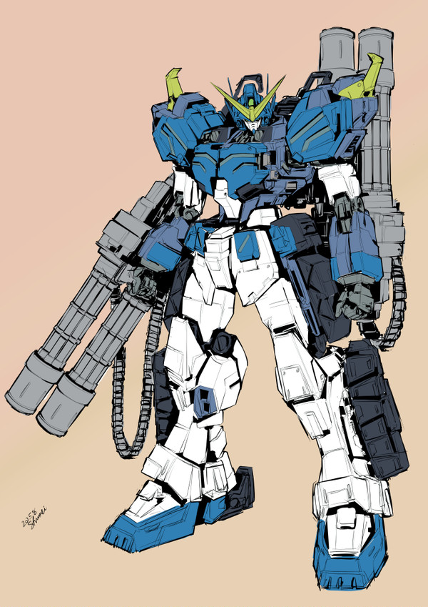 ガンダムヘビーアームズカスタム&トロワ・バートン
