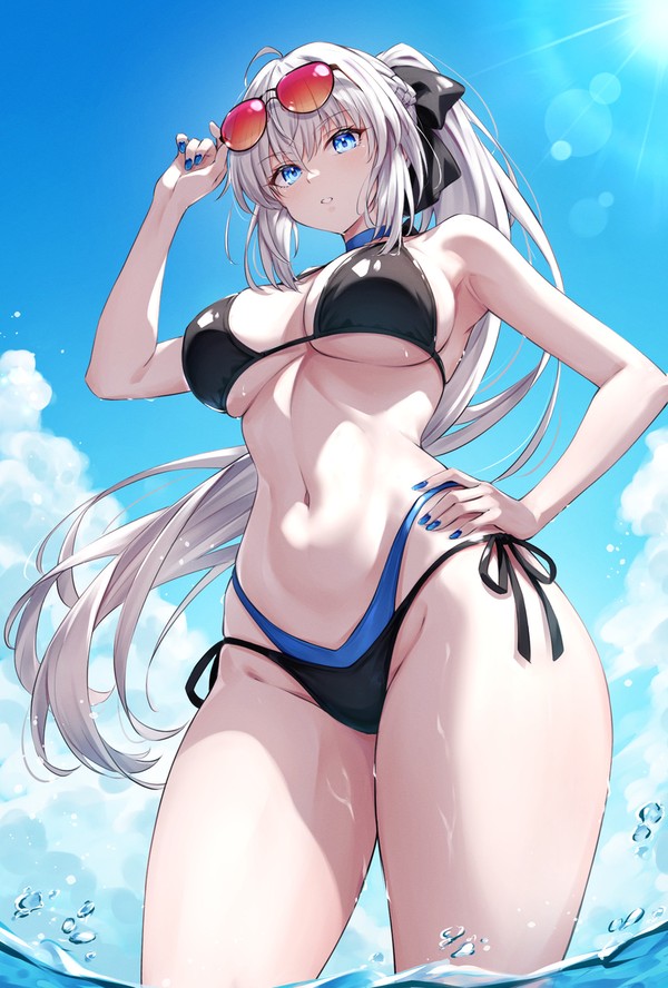 水着モルガン陛下
