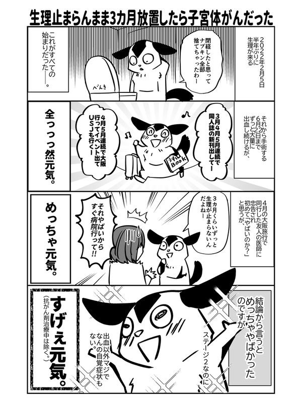 ５０才腐女子、子宮体がんになる。