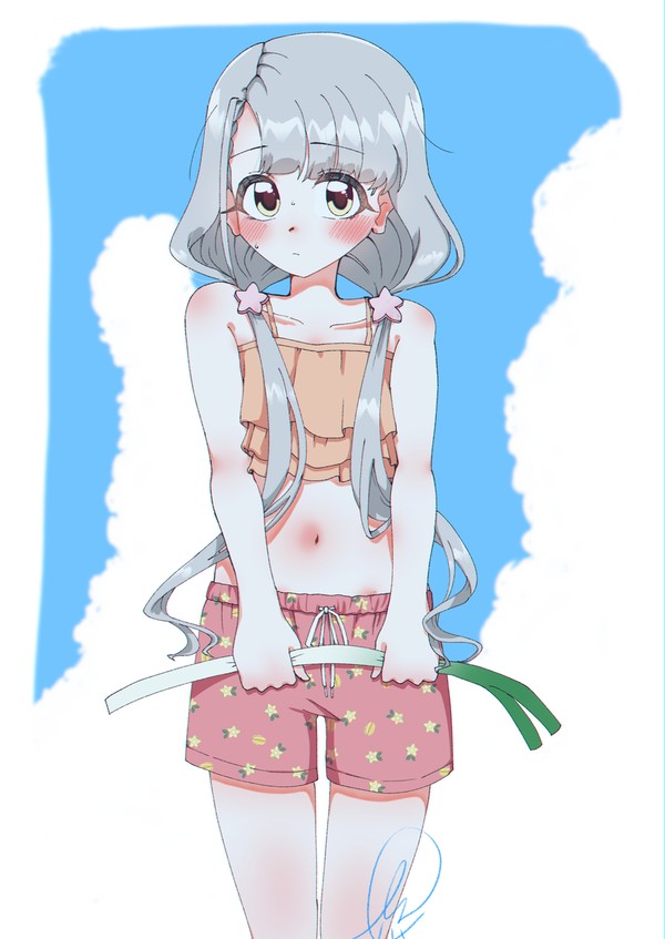水着の凪さん