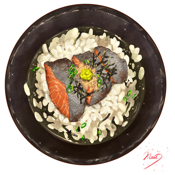 鮭茶漬け！
