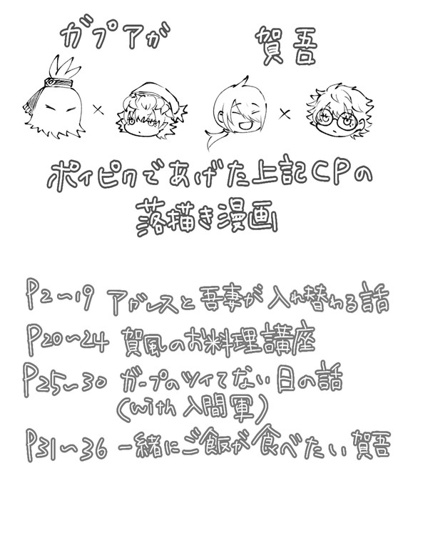 ガプアガと賀吾のおはなし